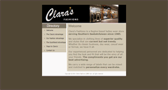 Desktop Screenshot of clarasfashions.com